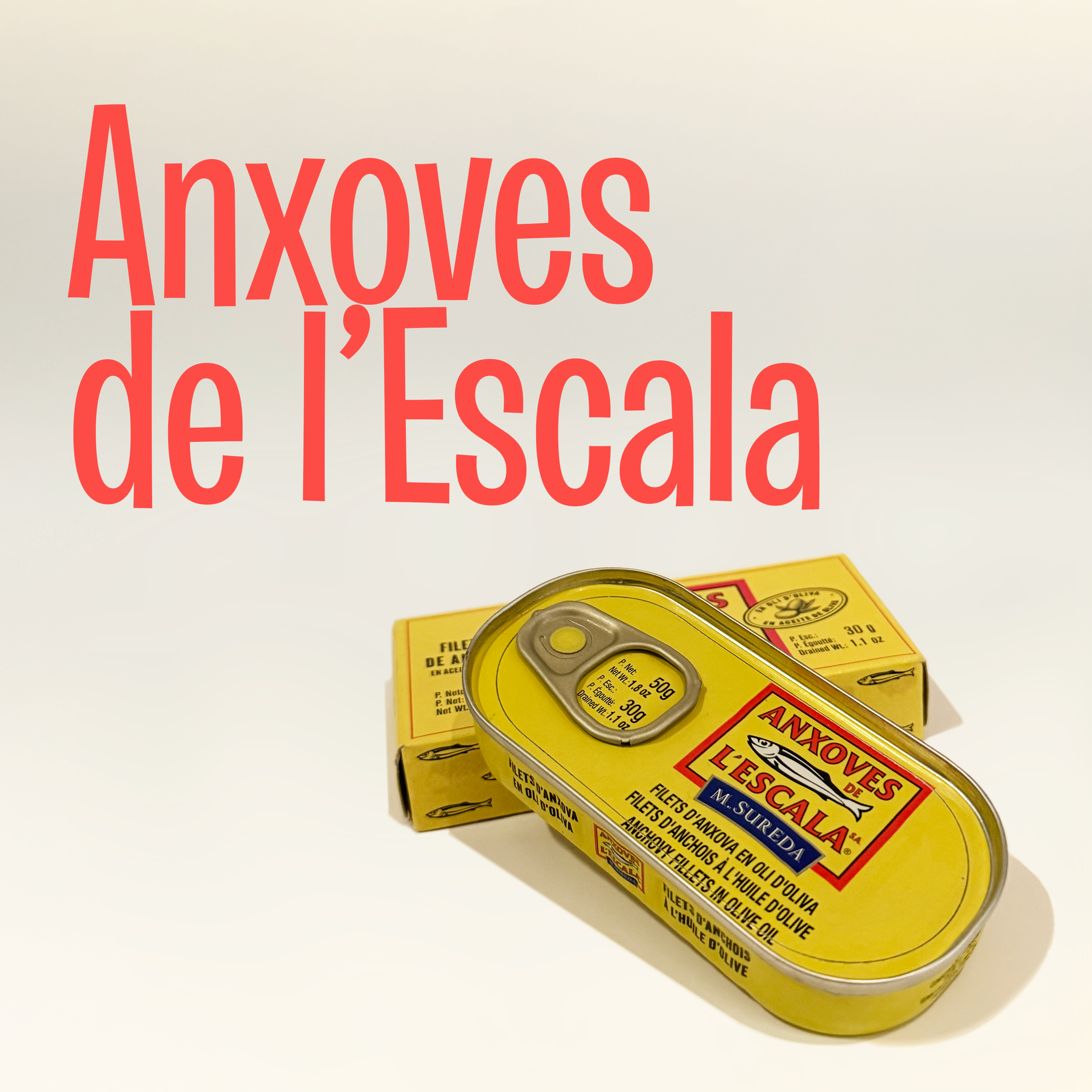 Anxoves de L'Escala - 50gr.