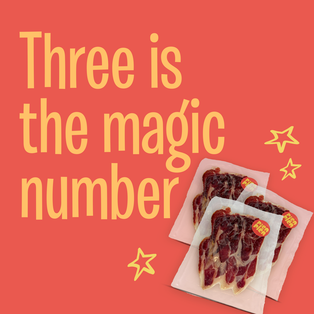 Tres de Jamón - 3 x 100gr